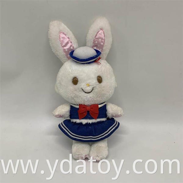 Plush rabbit children's keychain